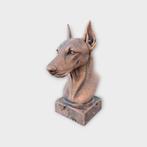 Bust of a Pinscher statue - home decor dog lover gift him he, Verzenden, Nieuw