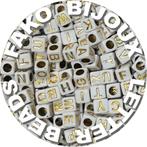 Fako Bijoux® - Letterkralen Vierkant - Letter Beads -, Nieuw, Verzenden