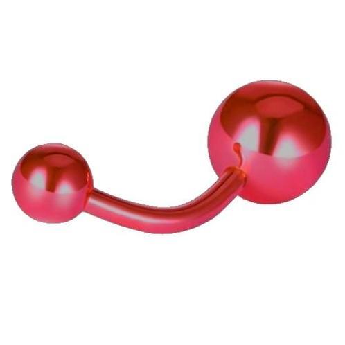 Fako Bijoux® - Navelpiercing - Titanium - Rood, Sieraden, Tassen en Uiterlijk, Piercings, Verzenden