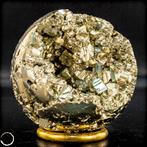 Eerste Kwaliteit Natuurlijke Gouden Pyriet Sphere- 643.41 g, Verzamelen, Mineralen en Fossielen