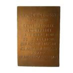 Frankrijk. Plaquette Érection des monuments à Claude Debussy