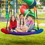 Nestschommel 100 cm - regenboog multi gekleurd - tot 150 kg, Kinderen en Baby's, Ophalen of Verzenden, Nieuw