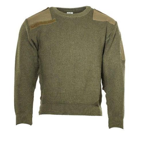 KL landmacht commando trui 100% wol, legergroen, Sport en Fitness, Bergsport en Wandelen, Kleding, Gebruikt, Ophalen of Verzenden
