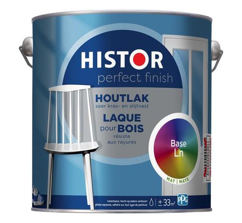 Histor Perfect Finish Houtlak Matt RAL 7021 | Zwartgrijs, Doe-het-zelf en Verbouw, Verf, Beits en Lak, Lak, Zwart, Nieuw, Minder dan 5 liter