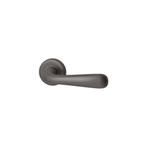 Deurkruk Silvia op rond rozet - PVD gun metal, Verzenden, Nieuw