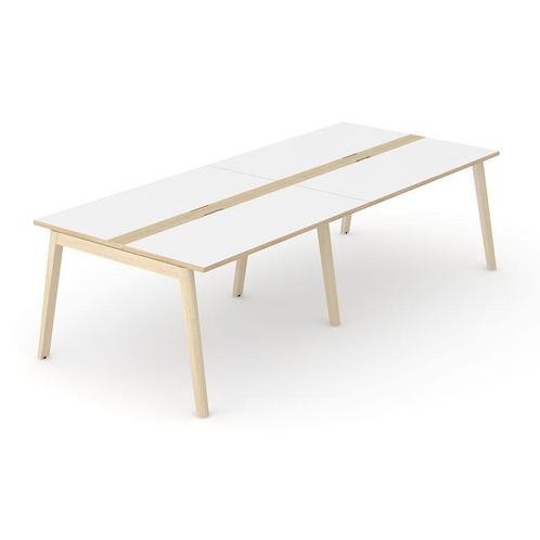 Nova-wood vergadertafel 10 persoons met kabelmanagement | 28, Zakelijke goederen, Kantoor en Winkelinrichting | Kantoormeubilair en Inrichting