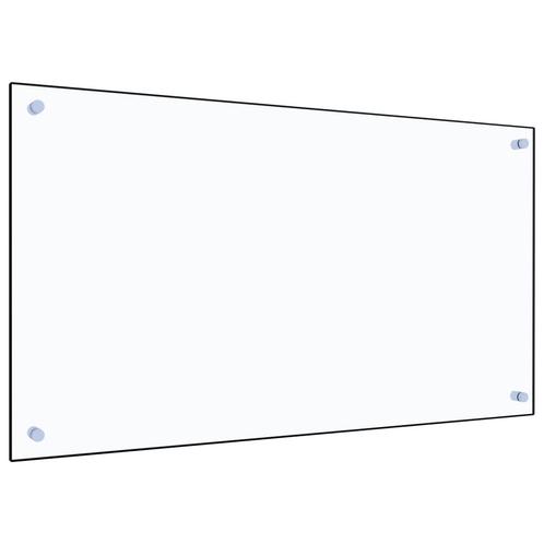 vidaXL Spatscherm keuken 90x50 cm gehard glas transparant, Huis en Inrichting, Keuken | Keukenbenodigdheden, Nieuw, Verzenden