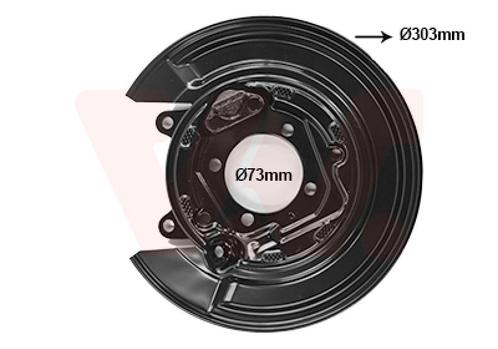 REMSCHIJF BESCHERMER VOOR TOYOTA COROLLA E12 2001-2003, Auto-onderdelen, Remmen en Aandrijving, Nieuw, Ophalen of Verzenden