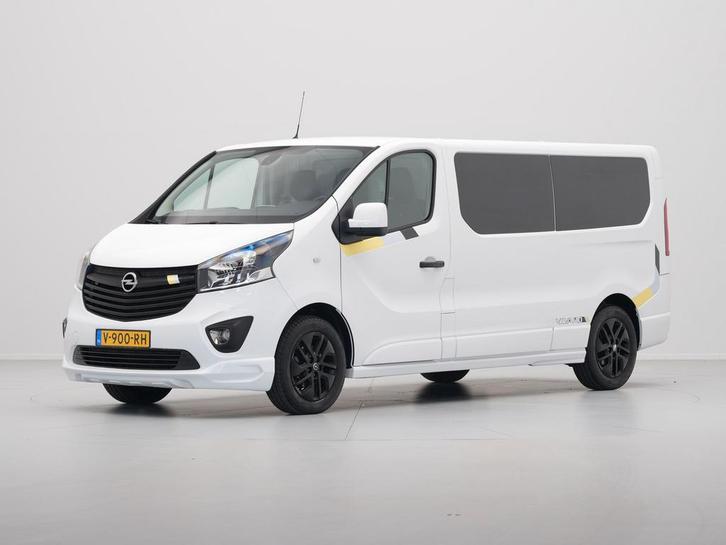Opel Vivaro 1.6 CDTI L2H1 Sport Irmscher, Auto's, Bestelauto's, Dealer onderhouden, Lease, Zwart, Handgeschakeld, Wit, Financial lease