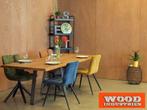 suar houten tafel teakhouten tafels teak boomstam eettafel, 200 cm of meer, 50 tot 100 cm, Nieuw, Rechthoekig
