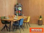 suar houten tafel teakhouten tafels teak boomstam eettafel