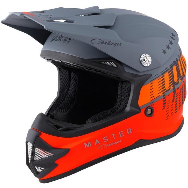 Kinder Crosshelm Pull In voor 2-3 jarigen - Small 47-48cm, Motoren, Kleding | Motorhelmen, Kinderen, Nieuw met kaartje, Offroadhelm