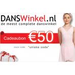 Danswinkel cadeaubon 50 Euro, Nieuw, Verzenden