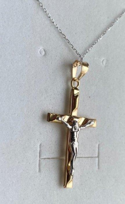 Zonder Minimumprijs - 2-delige sieradenset - 18 karaat Geel, Sieraden, Tassen en Uiterlijk, Antieke sieraden