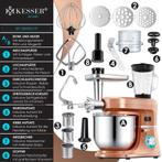 KESSER® 3-in-1 keukenmachine - Keukenrobot - 5,5L - Koper, Verzenden, Nieuw