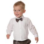 Babyoverhemd  gesmogd wit met lange mouwen-86 NIEUW, Nieuw, Ophalen of Verzenden, Jongetje, S.Y.W