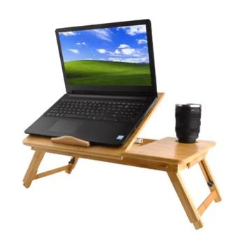 Ruhhy Bamboe Laptopstandaard - Perfec voor Ergonomisch We... beschikbaar voor biedingen