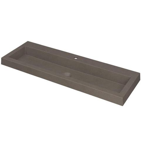 Ink Dock Wastafel Quartz met 1 kraangat - Quartz beton -, Huis en Inrichting, Badkamer | Badkamermeubels, Wastafelkast, Nieuw