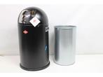Wesco Pushboy Junior - Prullenbak - 22L - Matzwart, Huis en Inrichting, Verzenden, Zo goed als nieuw