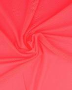 Filet Mesh Stretch Neon Roze, Nieuw, Roze