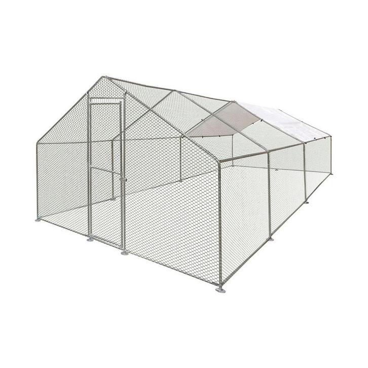 MaxxPet Kippenren - kippenhok metaal - 3x6x2m (Kippenhokken), Dieren en Toebehoren, Pluimvee | Toebehoren, Nieuw, Verzenden