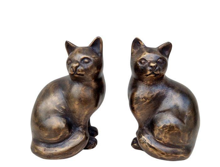 Beeldje - Kittens (2) - Brons, Antiek en Kunst, Kunst | Designobjecten