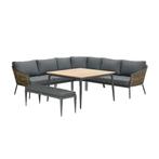 Garden Impressions San Vito lounge dining set 5-delig -, Verzenden, Nieuw
