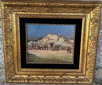 Emilio Alvarez Diaz (1879-1952) - Fiesta en el pueblo beschikbaar voor biedingen