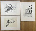 Maurice Henry (1907-1984) - Lot of 3 original serigraphs (3)