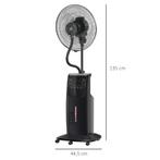 TRUUSK Staande Ventilator Met 3,1 Liter Waterkoeling 3 Stand, Verzenden, Nieuw