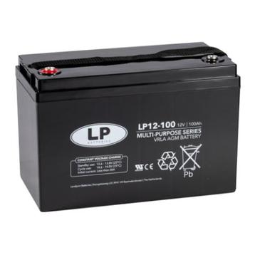 LP VRLA-LP-AGM accu 12 volt 100 ah LP12-100