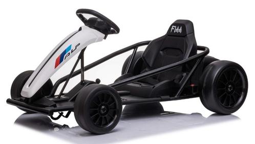 Drift Kart 24V wit, 2x12V9ah accu, 15Km/h, 200W, NIEUW!!, Kinderen en Baby's, Speelgoed | Speelgoedvoertuigen, Nieuw, Verzenden