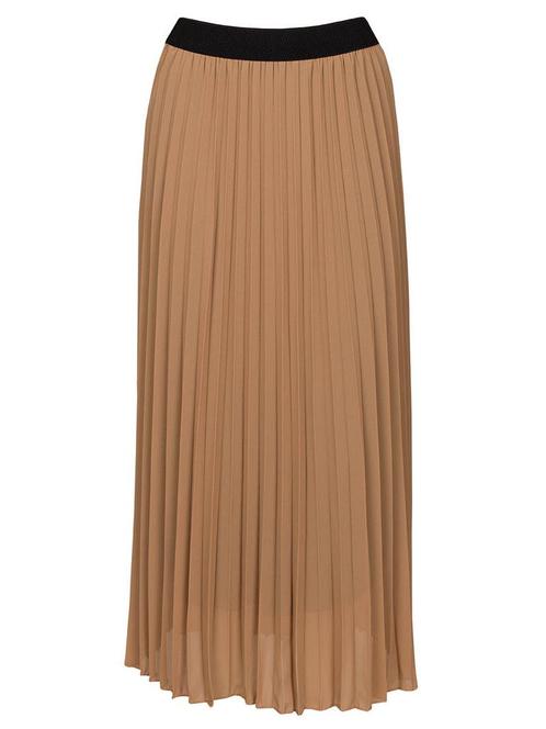 Rok Plissé Camel, Kleding | Dames, Rokken, Verzenden