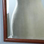 Grote brede Soester spiegel met facet en gestoken kroontje c, Ophalen of Verzenden