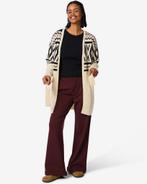 HEMA Damesvest Oona grafisch gebroken wit, Kleding | Dames, Overige Dameskleding, Verzenden, Nieuw