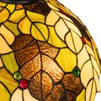 Tiffany tafellamp – Bladeren & Herfsttinten – Ø 42 × H 57, Verzenden, Nieuw