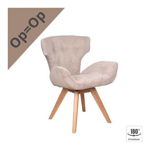 Eetkamerstoel Stockholm | Houten Draaipoot | Van € 289,-, Huis en Inrichting, Stoelen, Vijf, Zes of meer stoelen, Overige kleuren