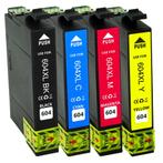 SET Epson 604 XL 604XL huismerk inkt cartridges met chip, Verzenden, Nieuw, Cartridge, Epson