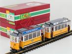 LGB 2035 & 3500 Strassenbahn Triebwagen mit Beiwagen (Tram), Hobby en Vrije tijd, Overige typen, Ophalen of Verzenden, Zo goed als nieuw