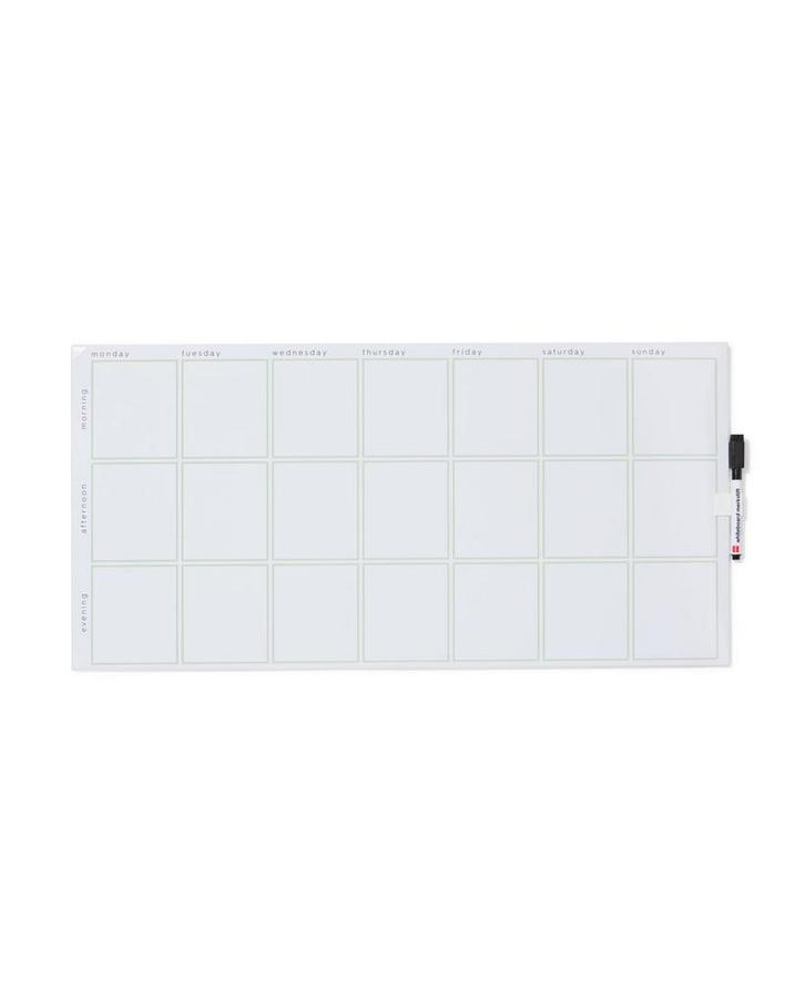 HEMA Whiteboard met marker 60x29.5cm week, Diversen, Agenda's, Nieuw, Verzenden