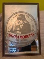 Birra Moretti - Spiegel - Glas, Hout - Reclame spiegel