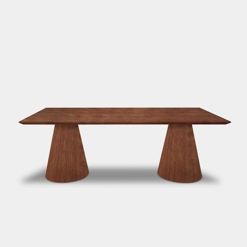 Tafel Rechthoekig Eikenhout  Kegelpoot  300x100, Huis en Inrichting, Tafels | Eettafels