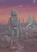 Collectibles & Co - Retro-Futuristic Style - “Tin Robot On