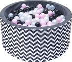Unieke zebra ballenbad - 90x40 cm met 200 ballen - Perfec..., Ophalen of Verzenden, Nieuw