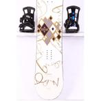 148 dames snowboard FIREFLY TWISTER, White/gold, CAMBER ( TO, Sport en Fitness, Snowboarden, Verzenden, Gebruikt