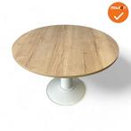 Mauforce Ronde tafel - 120 cm - Trompetvoet in kleur naar..., Vergader- of Presentatieruimte, Ophalen of Verzenden, Gebruikt, Tafel