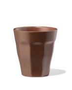 HEMA Mok 250ml Mirabeau aardewerk mat donkerbruin, Verzenden