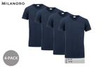 2dekans | Milanoro 4 pak - T-shirt Extra lang v-hals 100, Ophalen of Verzenden, Zo goed als nieuw, Overige kleuren, Milanoro