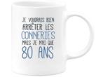 Veiling - Mok Je Voudrais Bien Arrêter Les Conneries...80, Huis en Inrichting, Keuken | Servies, Nieuw