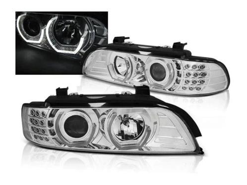 3D Angel Eyes koplampen Chrome geschikt voor BMW E39, Auto-onderdelen, Verlichting, Nieuw, BMW, Verzenden